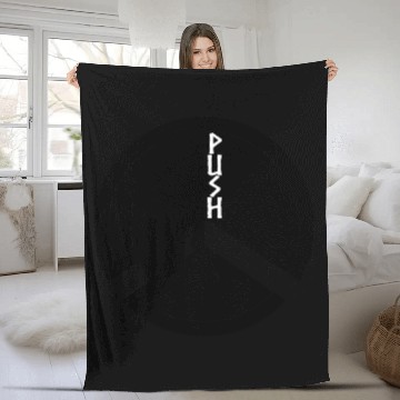 Discover Sparta - Push Motivation Fleece Blankets