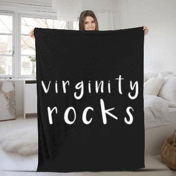 Discover Virginity Rocks - virginity Fleece Blankets
