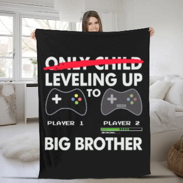 Discover Leveling Up to Big Brother Fleece Blankets 2020 Video Game