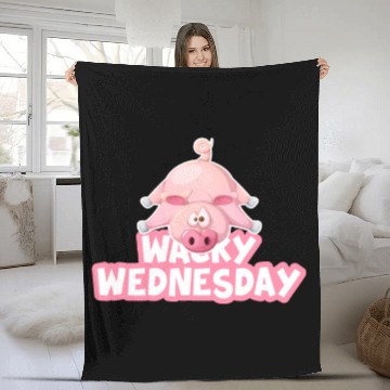 Discover Wacky Wednesday Outfit Wacky Wednesday Fleece Blankets for