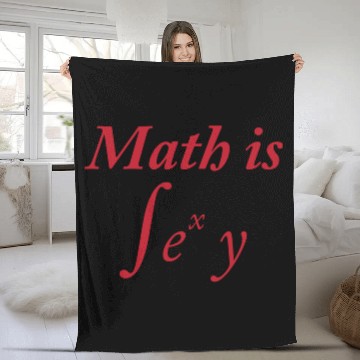 Discover Math is Sexy Fleece Blankets