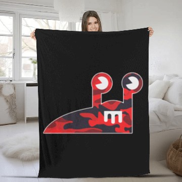 Discover Youth Fashion Wild Slogoman Green Fleece Blankets