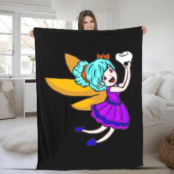 Discover Mardi Gras Tooth Fairy Costume Original Gift Fleece Blankets