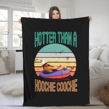 Discover Hotter Than A Hoochie Coochie Muscle Fleece Blankets |