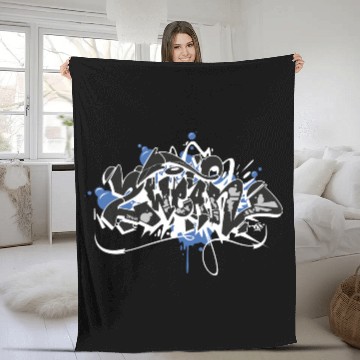 Discover Graffiti Funk Fleece Blankets
