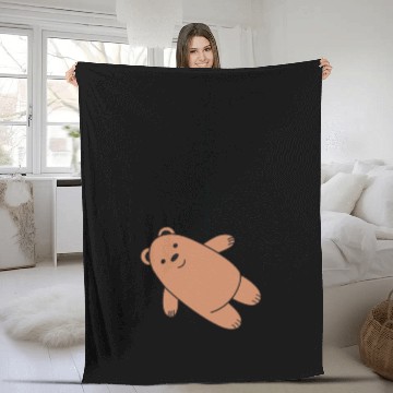 Discover Teddy bear claw machine Fleece Blankets