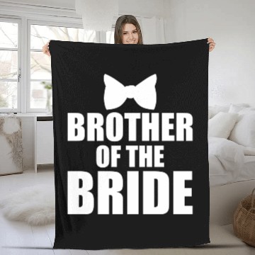 Discover Cute Brother Of The Bride Wedding Gift Fleece Blankets