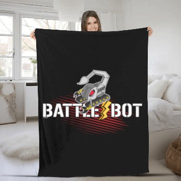 Discover Battle Bot Robot Wars Fleece Blankets