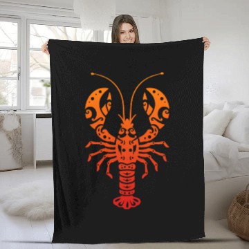 Discover Maori Lobster Polynesian T Tattoo Gift Idea Fleece Blankets