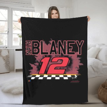 Discover Nascar Ryan Blaney Dust Storm Fleece Blankets