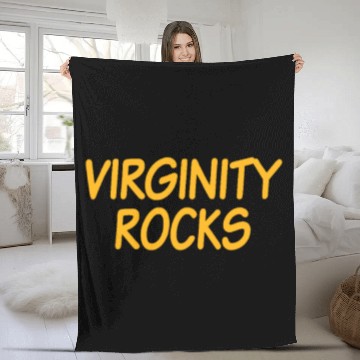 Discover virginity rocks Fleece Blankets