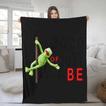 Discover Yer A Wizard Kermit Chiffon quote 2 Fleece Blankets