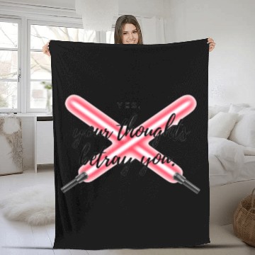 Discover StarWars Quote by Darth Vader Fleece Blankets