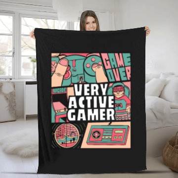 Discover Very Active typical Gamer Fleece Blankets