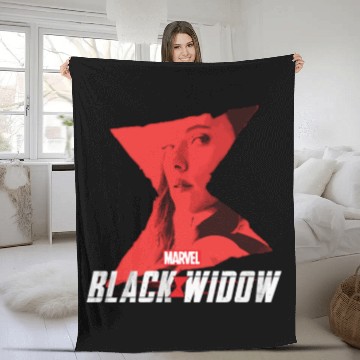 Discover Marvel Black Widow Natasha Romanoff Hourglass Fleece Blankets