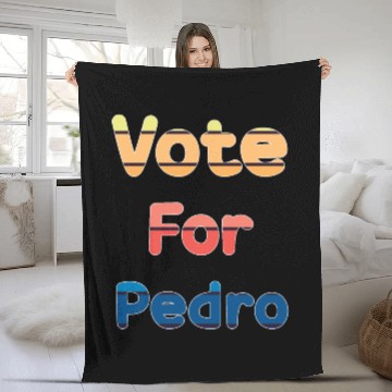 Discover vote for pedro Fleece Blankets