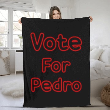 Discover vote for pedro Fleece Blankets