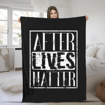 Discover After lives matter Ghost hunting paranormal Fleece Blankets