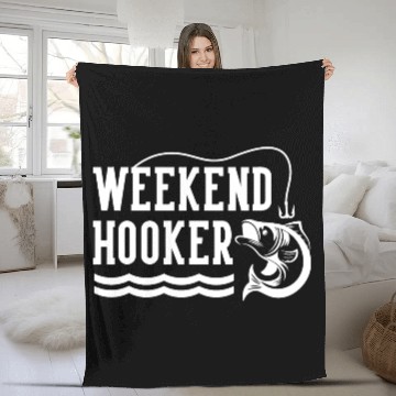 Discover Weekend hooker Fleece Blankets
