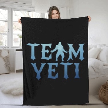 Discover Yeti Abominable Snowman Mythological Creatures Fleece Blankets