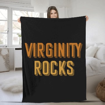 Discover virginity rocks Fleece Blankets