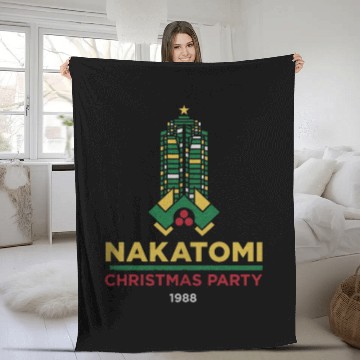 Discover Die Hard Nakatomi Christmas Party 1988 Fleece Blankets