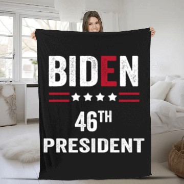 Discover JOE BIDEN 46TH PRESIDENT Fleece Blankets