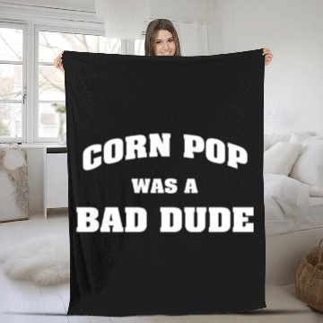 Discover Corn Pop was a Bad Dude Essential Fleece Blankets