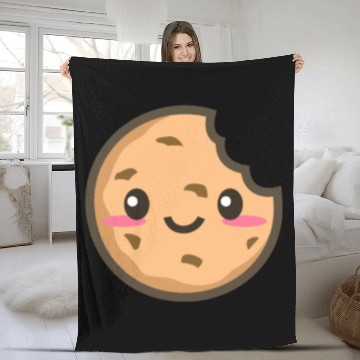Discover Chocolate Chip Cookies Fleece Blankets