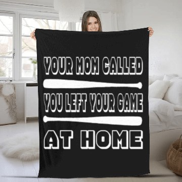 Discover Baseball Pitcher Catcher Softball Coach Gift Idea Fleece Blankets