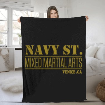 Discover Navy Street Mma Venice Ca Fleece Blankets