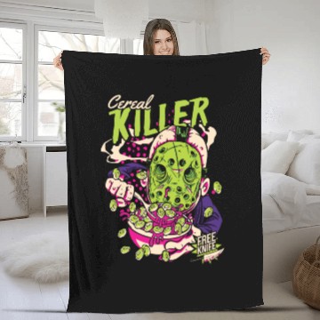 Discover Cereal Killer Fleece Blankets