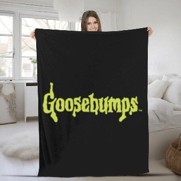 Discover Goosebumps Classic Slime Title Gift Fleece Blankets