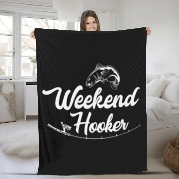 Discover Weekend hooker Fleece Blankets