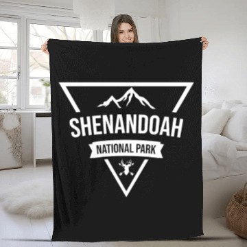 Discover Shenandoah National Park Fleece Blankets