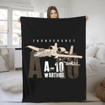 Discover A-10 Warthig Thunderbolt Fleece Blankets