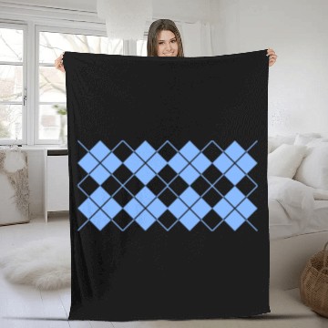 Discover Carolina Argyle Fleece Blankets