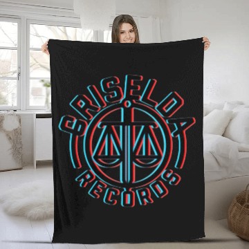 Discover Fashion Rebels Records Fleece Blankets