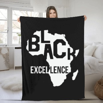 Discover Black excellence Fleece Blankets