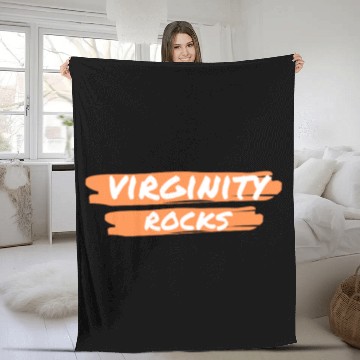 Discover Virginity rocks Fleece Blankets