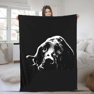 Discover Black Labrador Retriever Fleece Blankets