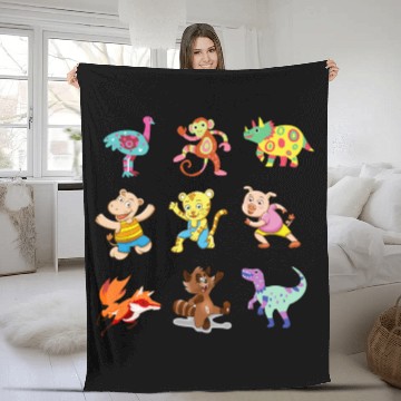 Discover cute Animal Crossing Characters Fleece Blankets