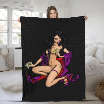 Discover Tarot witch Fleece Blankets