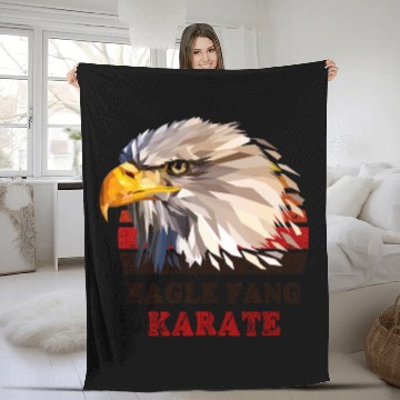 Discover eagle fang karate Fleece Blankets