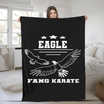 Discover Eagle Fang Karate Cute Perfect Design Gift Karate Fleece Blankets