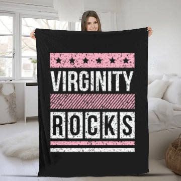 Discover Virginity rocks Fleece Blankets