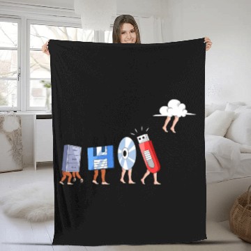Discover Computer Science Fleece Blankets