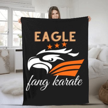 Discover Eagle fang karate Fleece Blankets