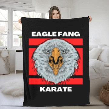 Discover eagle fang karate Fleece Blankets