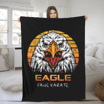 Discover Eagle Fang Karate Fleece Blankets